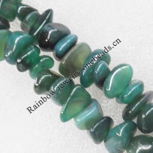 Gemstone beads, Agate(dyed), Nugget 8-18mm, sold per 16-inch strand