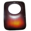 Resin Pendant, O:55.5x41x41 I:22mm Sold by Bag 