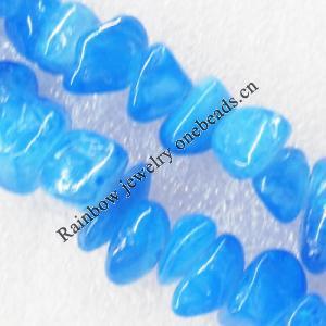 Gemstone beads, Agate(dyed), Nugget 10-19mm, sold per 16-inch strand