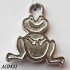Pendant, Lead-free Zinc Alloy Jewelry Findings, Frog 20x22mm Hole:3mm, Sold by Bag