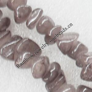 Gemstone beads, Agate(dyed), Nugget 8-19mm, sold per 16-inch strand