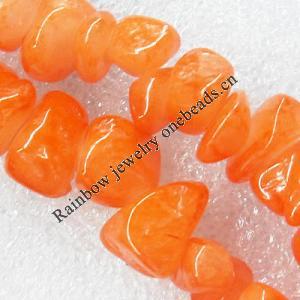 Gemstone beads, Agate(dyed), Nugget 9-18mm, sold per 16-inch strand