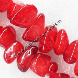 Gemstone beads, Agate(dyed), Nugget 11-18mm, sold per 16-inch strand