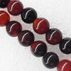 Gemstone beads, Agate(dyed), Round 12mm, sold per 16-inch strand