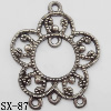 Connector, Lead-free Zinc Alloy Jewelry Findings, 25x36mm Hole=mm, Sold by Bag