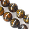 Gemstone beads, Agate(dyed), Round 6mm, sold per 16-inch strand