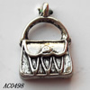 Pendant, Lead-free Zinc Alloy Jewelry Findings, Lock 12x19mm Hole:6mm, Sold by Bag