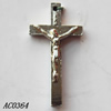 Pendant, Lead-free Zinc Alloy Jewelry Findings, Cross 15x30mm Hole:1mm, Sold by Bag