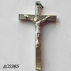 Pendant, Lead-free Zinc Alloy Jewelry Findings, Cross 21x38mm Hole:1mm, Sold by Bag