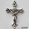 Pendant, Lead-free Zinc Alloy Jewelry Findings, Cross 26x41mm Hole:1mm, Sold by Bag