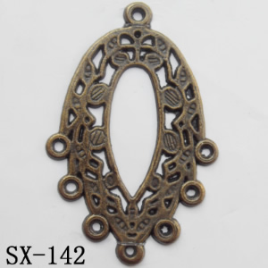 Connector, Lead-free Zinc Alloy Jewelry Findings, 45x29mm Hole=1.5mm, Sold by Bag