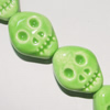 Ceramics Jewelry Beads, Skeleton 37x28mm Hole:2mm, Sold by Group