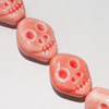 Ceramics Jewelry Beads, Skeleton 37x28mm Hole:2mm, Sold by Group