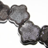 Ceramics Jewelry Beads, Flower 23mm Hole:3mm, Sold by Group