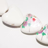 Ceramics Jewelry Beads, Heart 15x15mm, Sold by Group