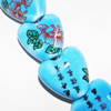 Ceramics Jewelry Beads, Heart 15x15mm, Sold by Group