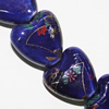 Ceramics Jewelry Beads, Heart 15x15mm, Sold by Group