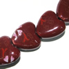 Ceramics Jewelry Beads, Heart 15x15mm, Sold by Group