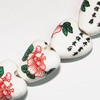 Ceramics Jewelry Beads, Heart 15x15mm, Sold by Group