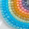 Cat's Eye jewelry Beads, Faceted Round 10mm Length:14inch, Sold by Strands