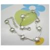 Sterling Silver European style Bracelets, Length:7.5inch, Sold by PC