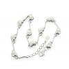 Sterling Silver European style Bracelets, Length:7.09inch, Sold by PC