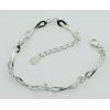 Sterling Silver European style Bracelets, Length:6.7inch, Sold by PC