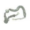 Sterling Silver European style Bracelets, Length:7.09inch, Sold by PC