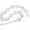 Sterling Silver European style Bracelets, Length:7.09inch, Sold by PC