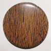 Imitate Wood Acrylic Beads, Flat Round 32mm Sold by Bag