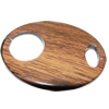 Imitate Wood Acrylic Connector, 59x43mm  Sold by Bag