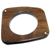 Imitate Wood Acrylic Connector, 59mm  Sold by Bag