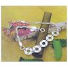 Sterling Silver European style Bracelets, Length:7.3inch, Sold by PC
