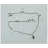 Sterling Silver European style Bracelets, Length:7.5inch, Sold by PC