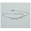 Sterling Silver European style Bracelets, Length:7.5inch, Sold by PC