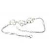 Sterling Silver European style Bracelets, Length:6.7inch, Sold by PC