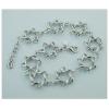 Sterling Silver European style Bracelets, Length:7.5inch, Sold by PC