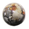 Painted Spray-paint Acrylic Beads, Round 18mm, Sold by Bag