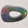 Handmade Coloured Acrylic Connector, 61x36mm Sold by Bag 