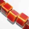 Ceramics Jewelry Beads, Cube 10x10mm, Sold by Bag