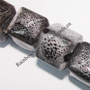 Ceramics Jewelry Beads, Cube 10x10mm, Sold by Bag