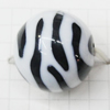 Painted Spray-paint Acrylic Beads, Round 12mm, Sold by Bag 