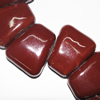 Ceramics Jewelry Beads, Trapezoid 31x26mm, Sold by Bag
