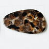 Imitate Animal skins Acrylic Beads, Painted Spray-paint, 36x21mm, Sold by Bag 