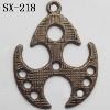 Connector, Lead-free Zinc Alloy Jewelry Findings, 22x28mm Hole=1mm,  Sold by Bag