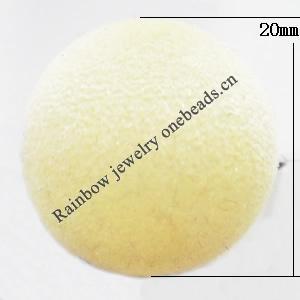  Villiform Acrylic Beads, Round 20mm, Sold by Bag