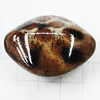 Imitate Animal skins Acrylic Beads, Painted Spray-paint, Horse Eye 28x24mm Hole:1mm, Sold by Bag 