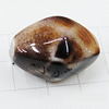Imitate Animal skins Acrylic Beads, Painted Spray-paint, 19x12mm Hole:2mm, Sold by Bag