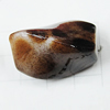 Imitate Animal skins Acrylic Beads, Painted Spray-paint, Twist Drum 20x14mm Hole:2mm, Sold by Bag