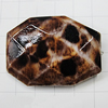 Imitate Animal skins Acrylic Beads, Painted Spray-paint, 25x23mm Hole:1mm, Sold by Bag